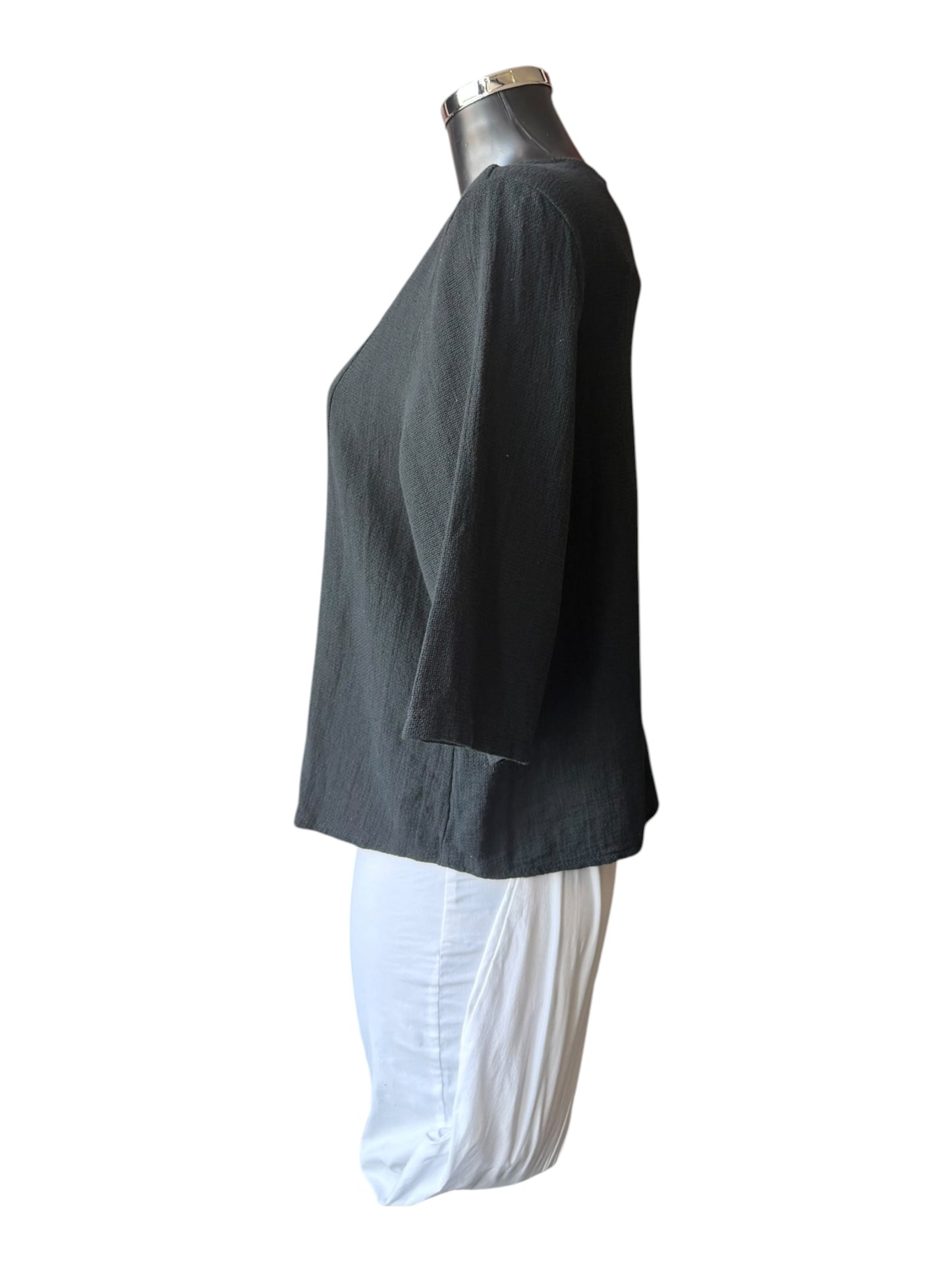 Casey range boxy short top - Black