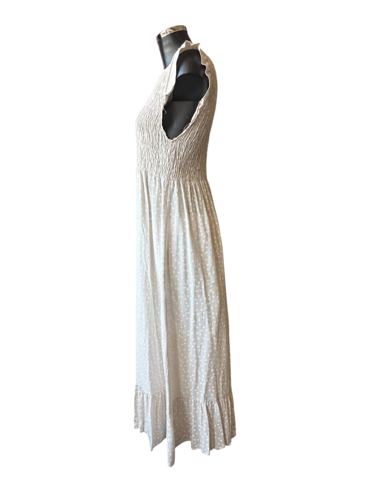 Molly midi dress - spot beige