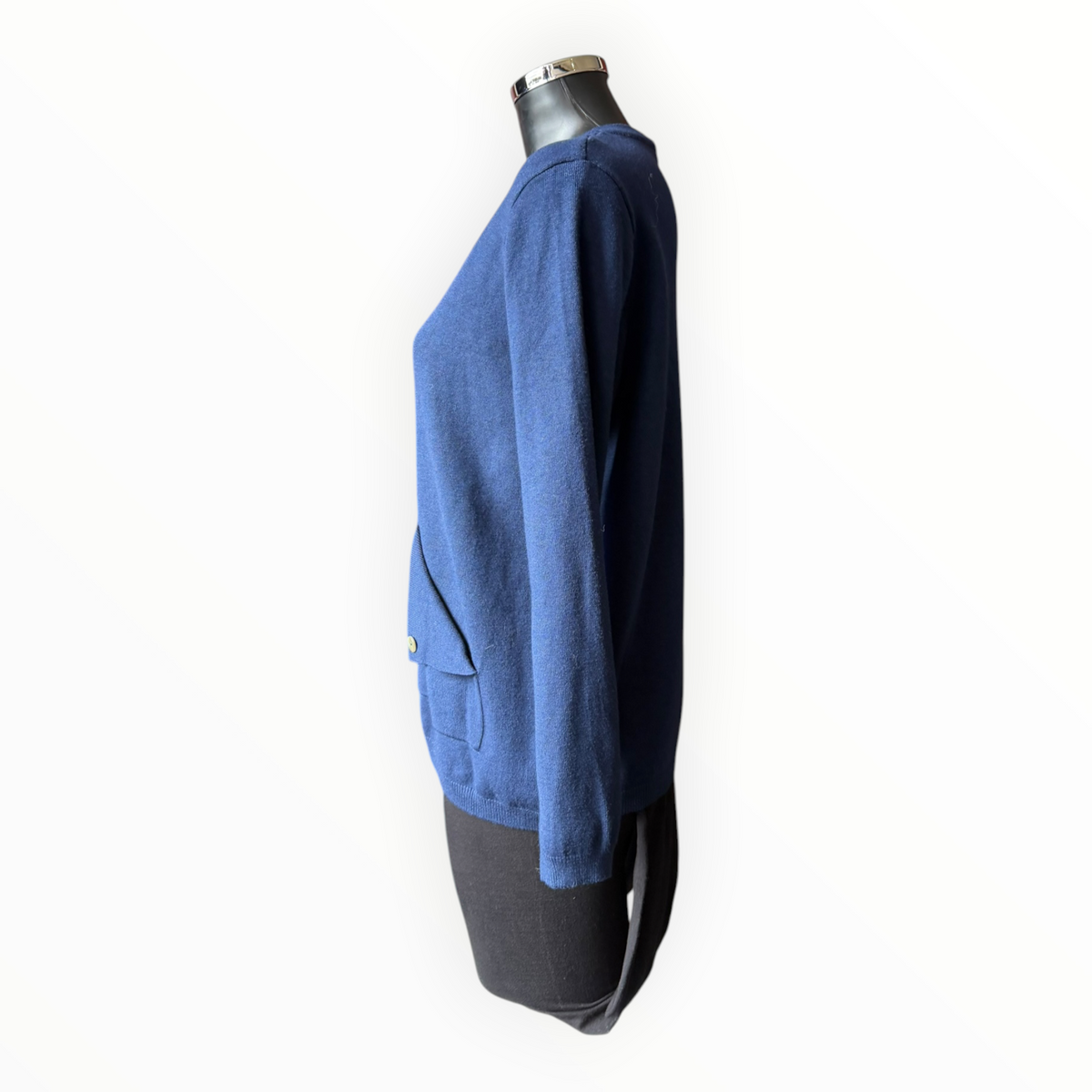 Debbie button pocket jumper - Navy