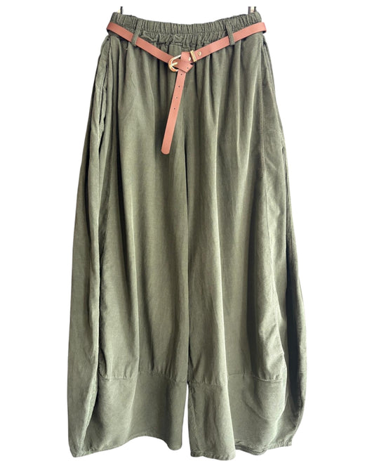 Gia needlecord quirky trousers - Khaki