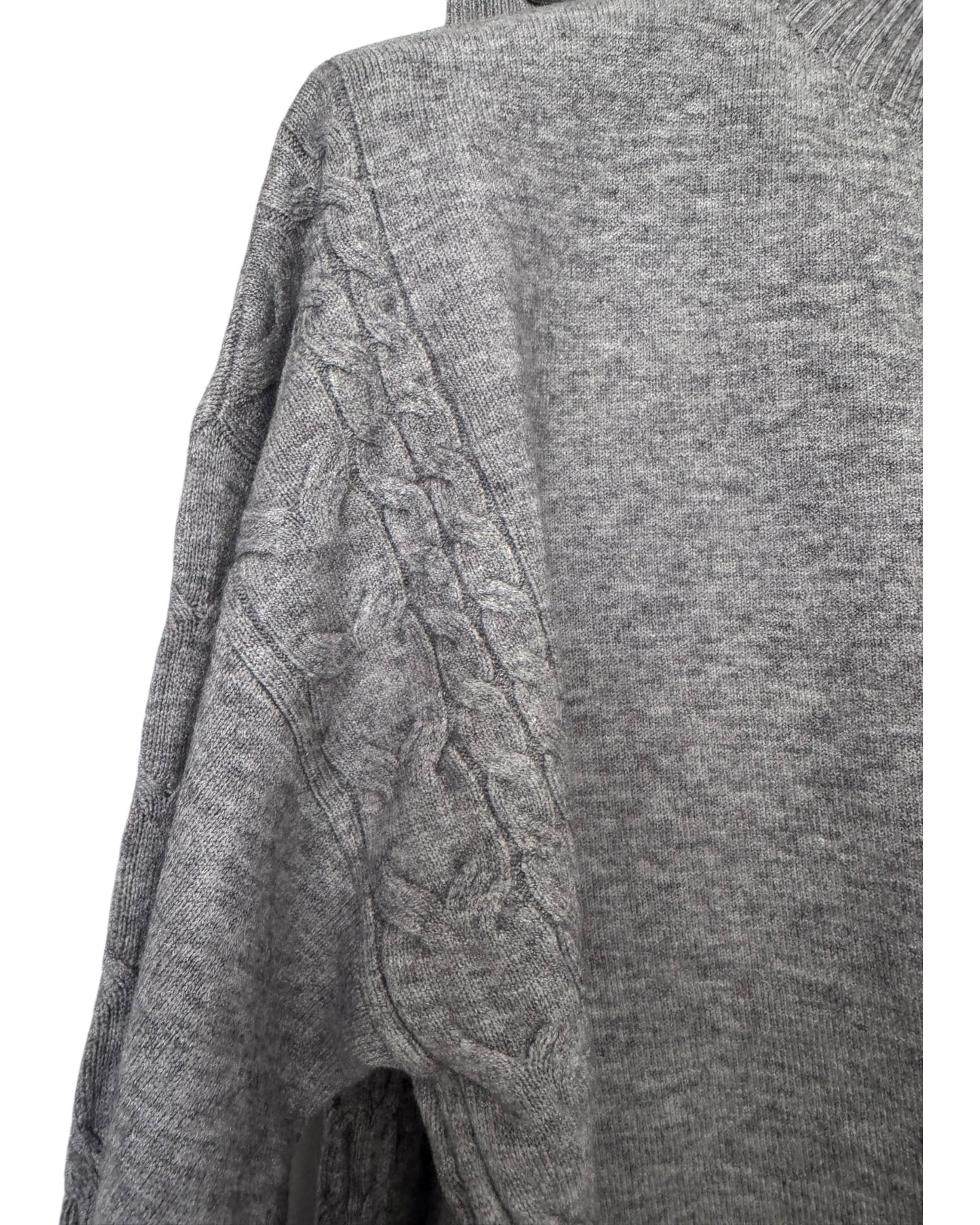 Amelia cable side coord trouser suit - Grey