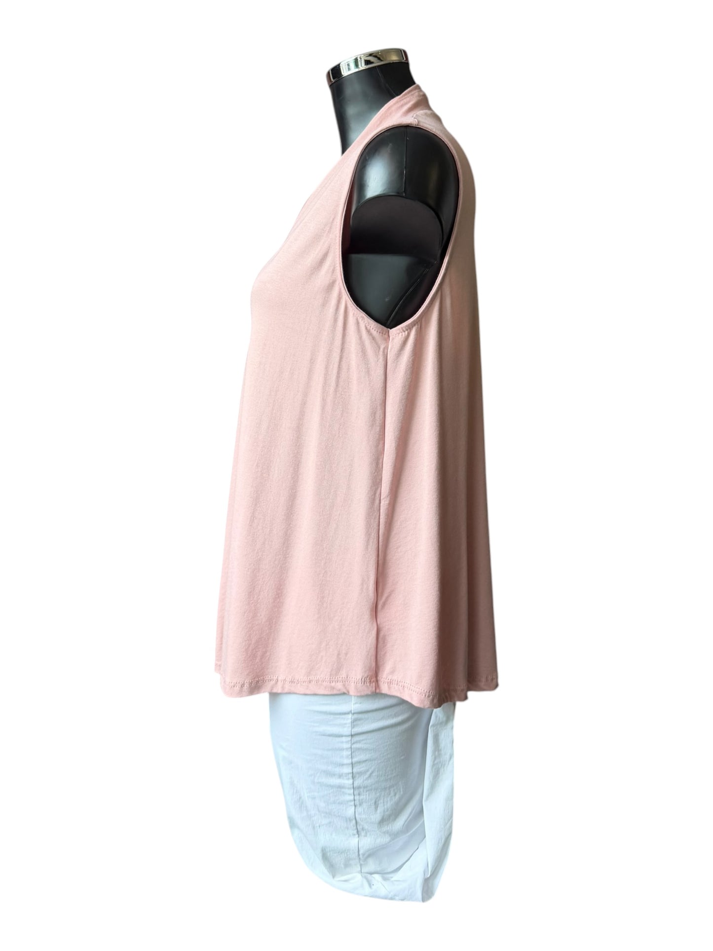 Tina v neck swing vest top - Pink
