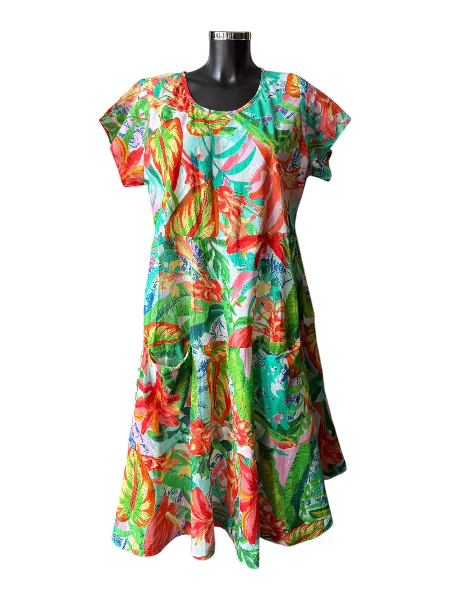 Orientique Equador layers short sleeve dress