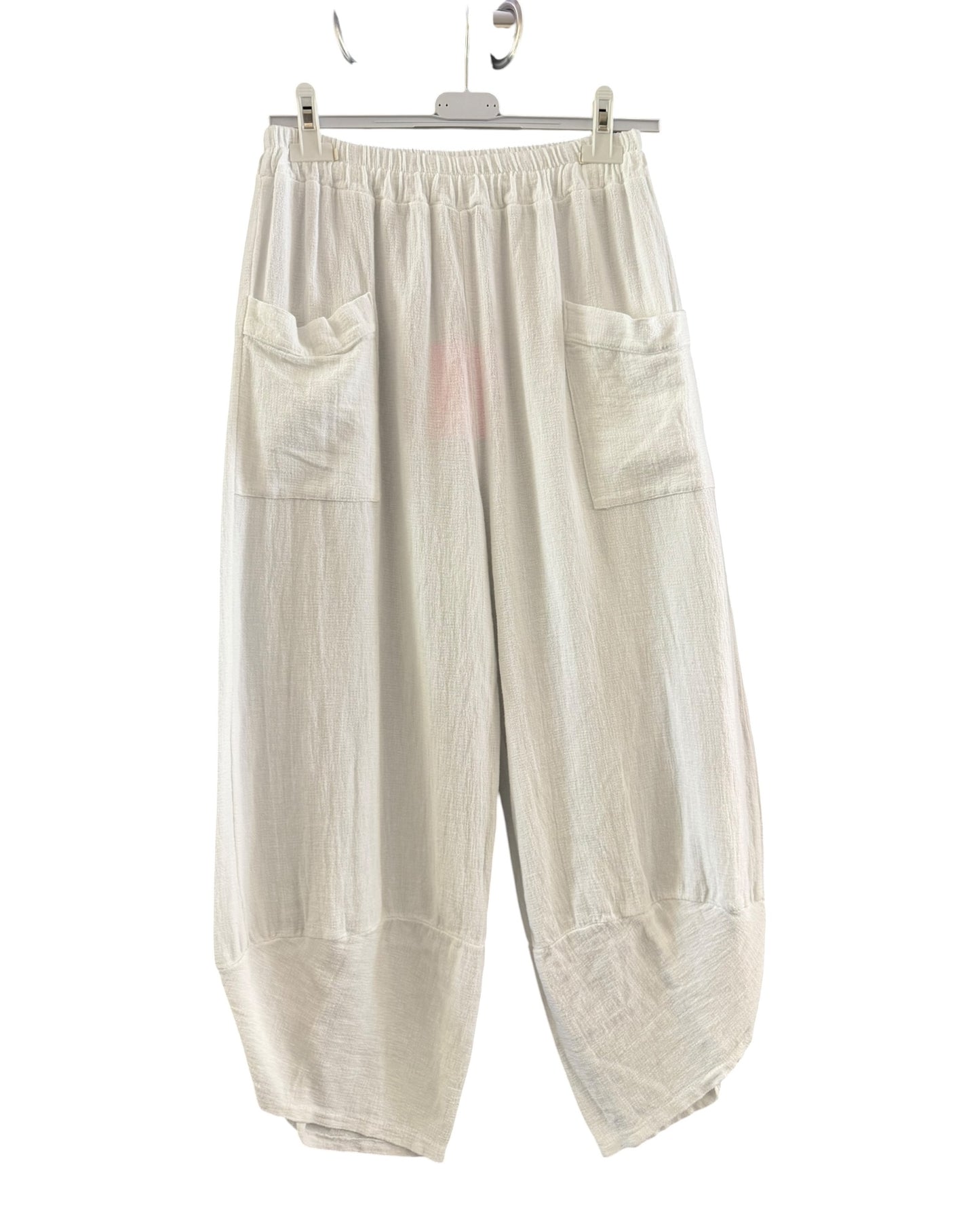 Casey range balloon trousers - White