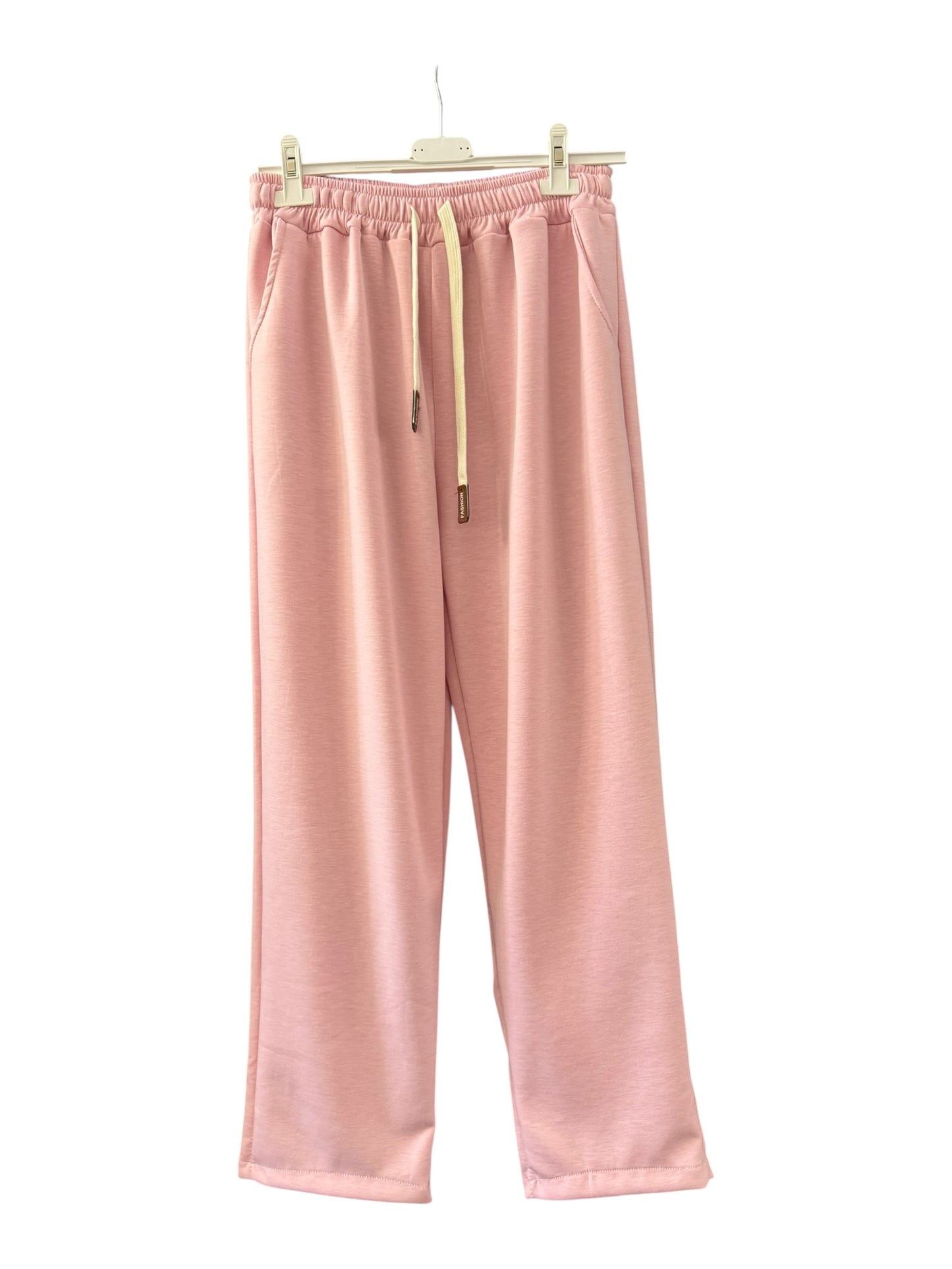 Whitney striped hoodie co ord trouser suit - Pink