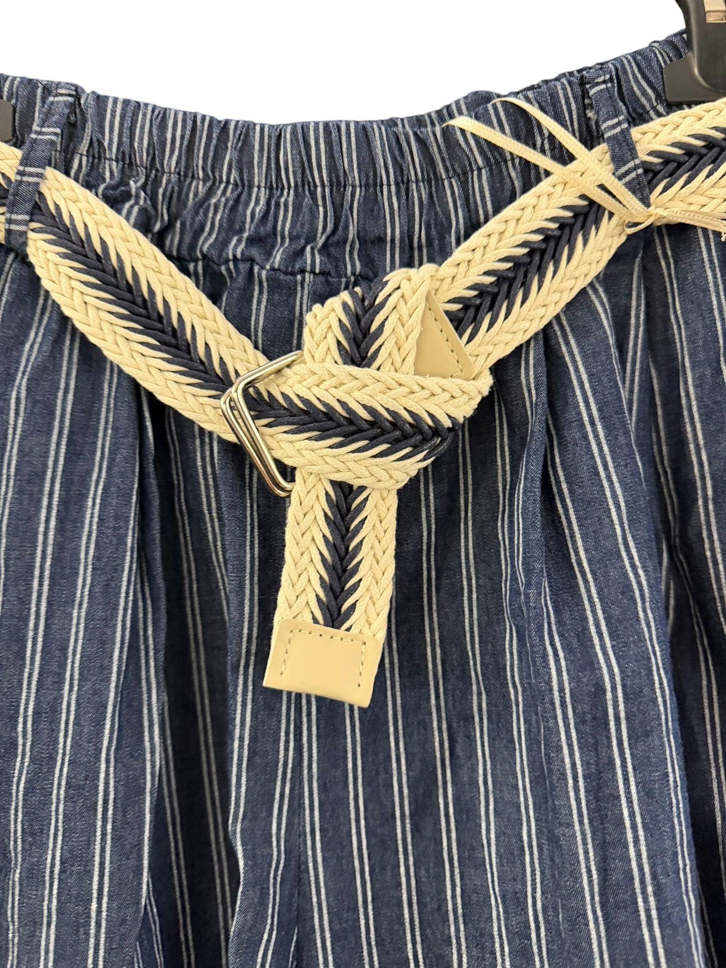 Robyn chambray shorts - stripe