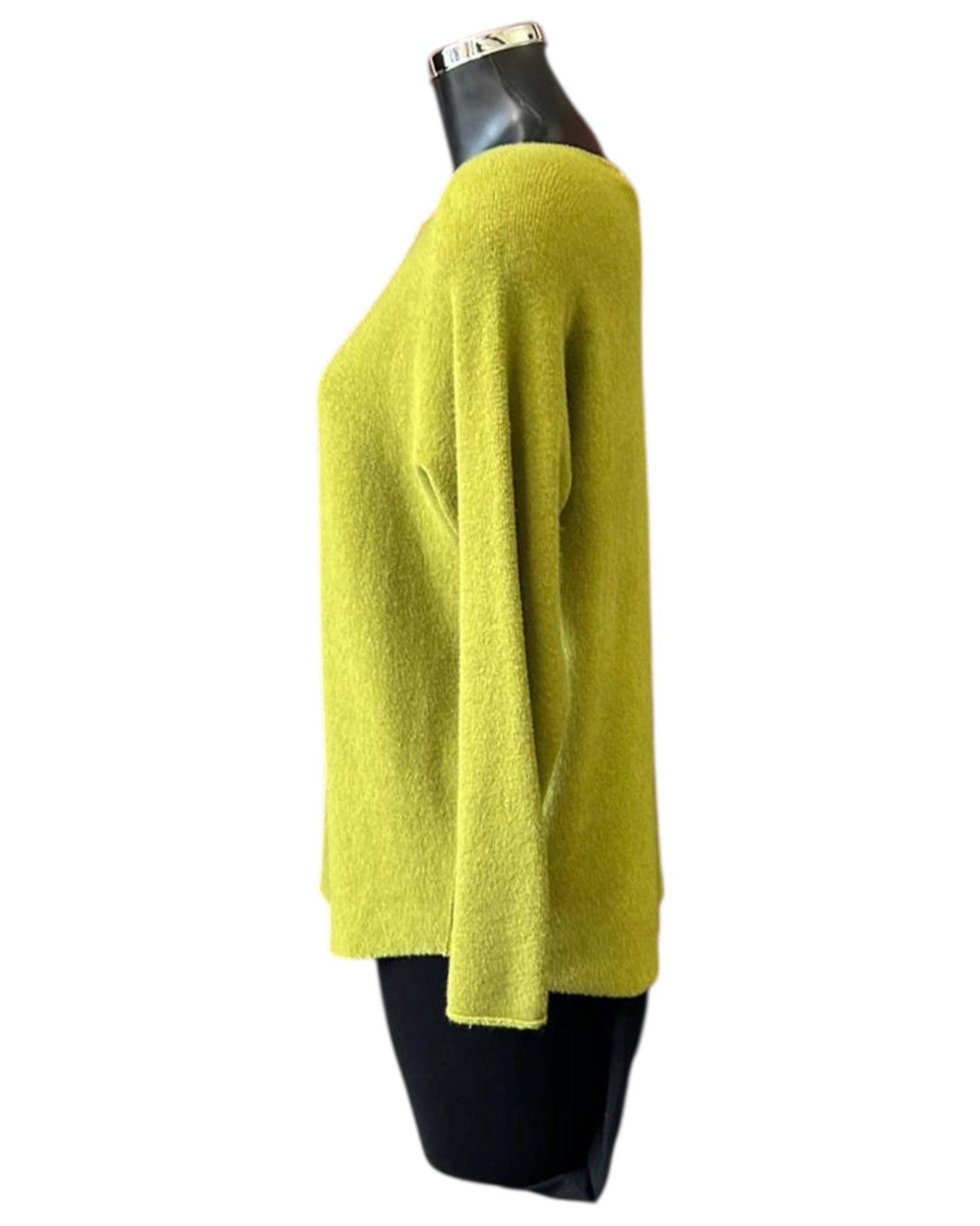 Toni short soft plain jumper - lime