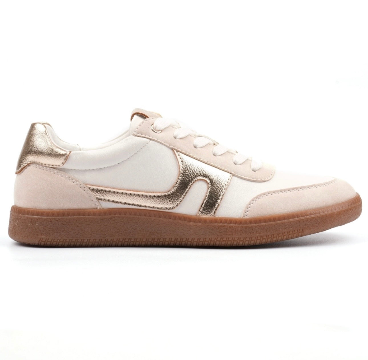 Lunar Athena beige trainers