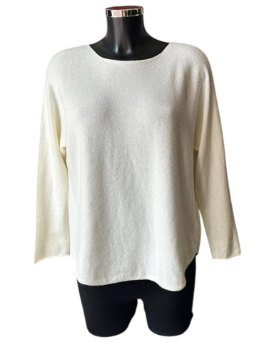 Toni short soft plain jumper - Cream