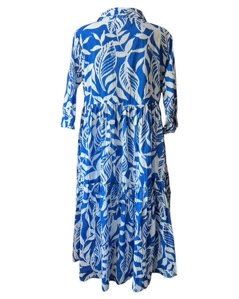 Orientique Hayman collared midi dress
