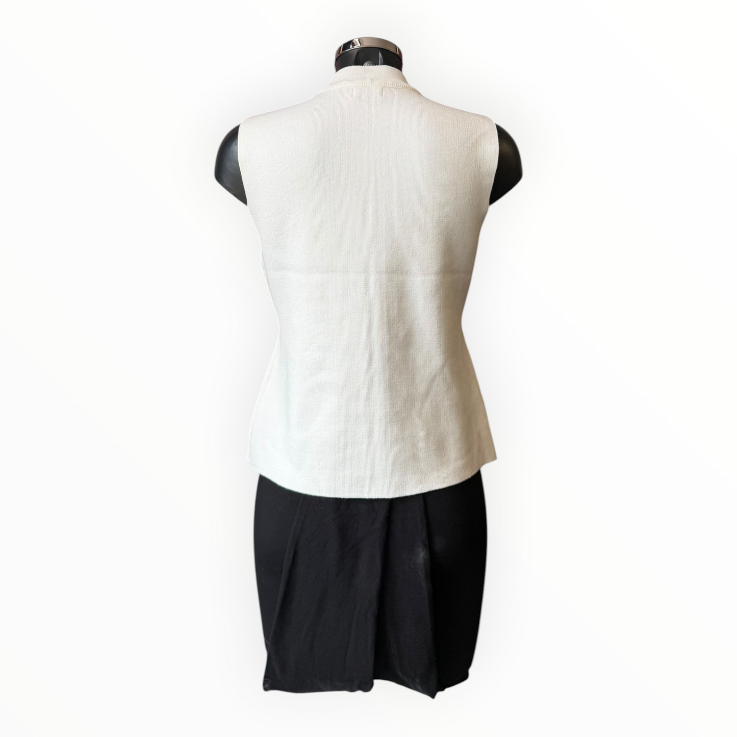Marcia military zip top - White sleeveless