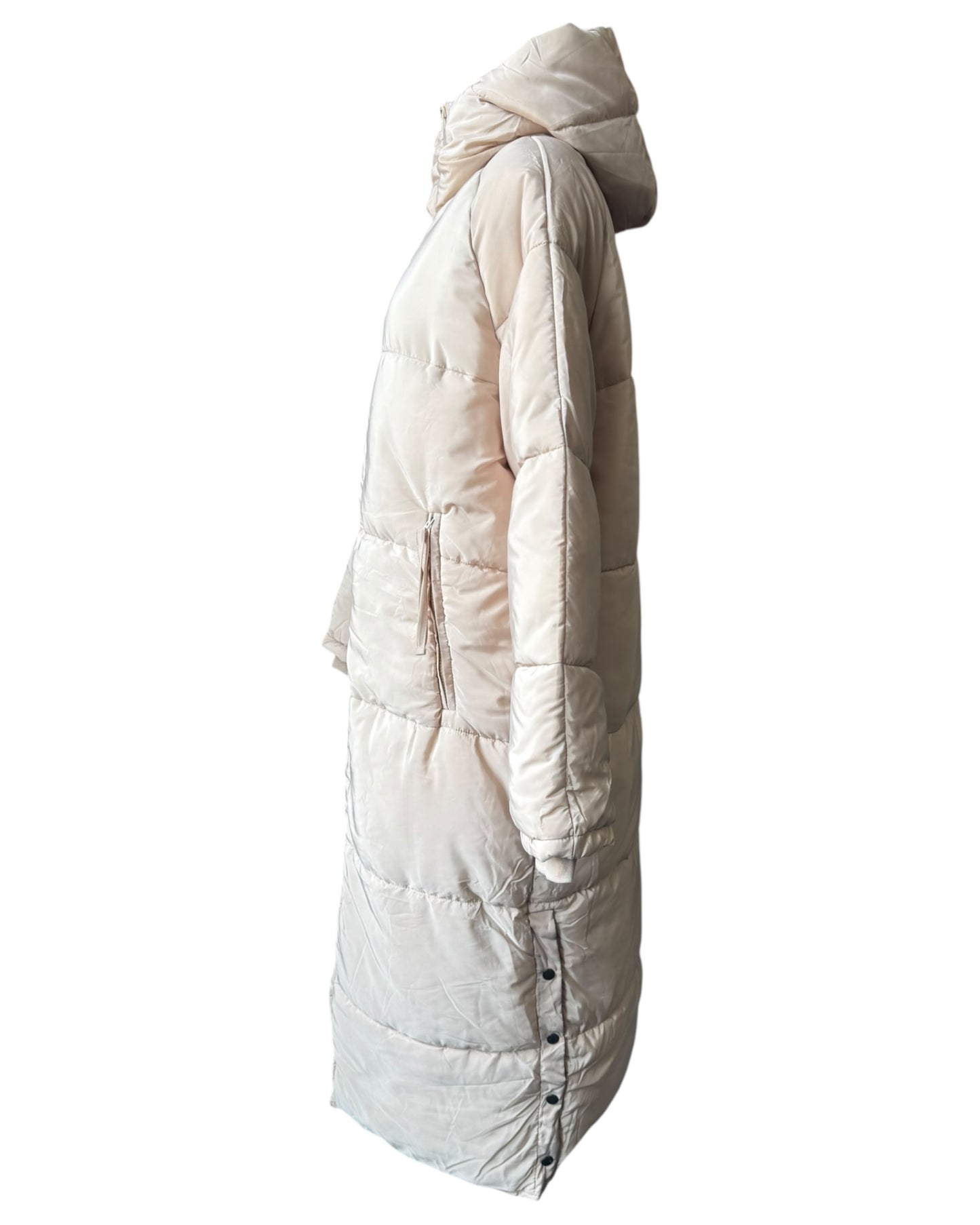 Carley quilted padded winter coat - Cream