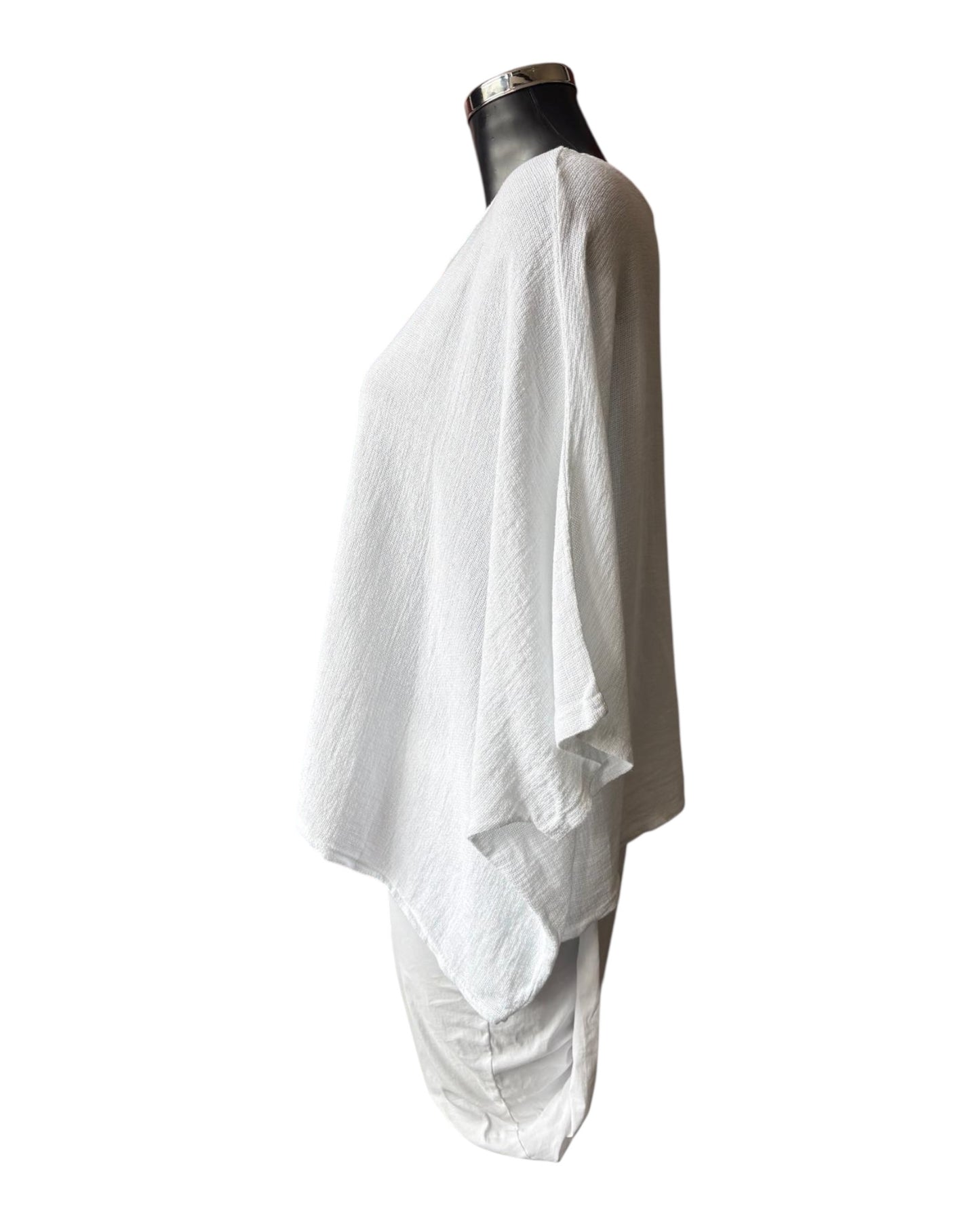 Casey range button back top - White
