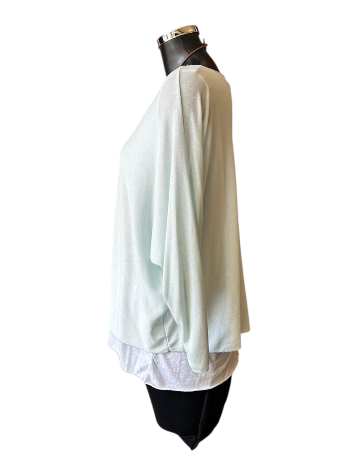 Anya 3 piece layered top set - Pale Blue