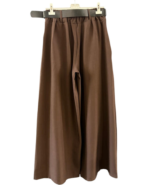 Charlie wide leg trousers - Brown