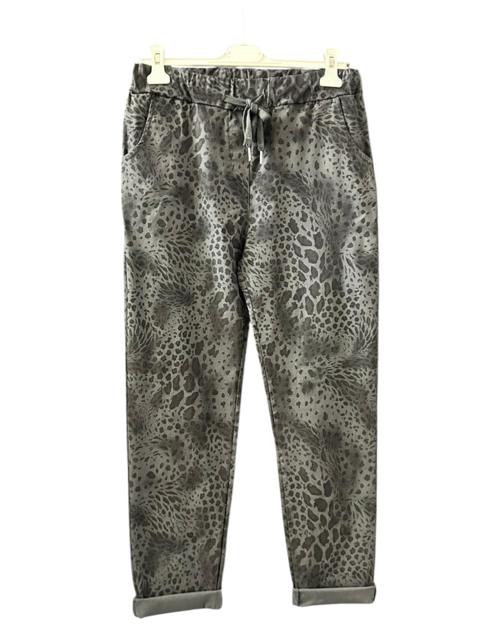 Aria super stretchy trousers - Animal Grey