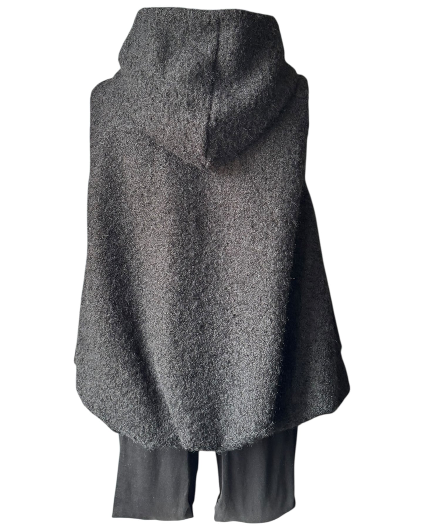 Caitlin puffball waistcoat/gilet - Black