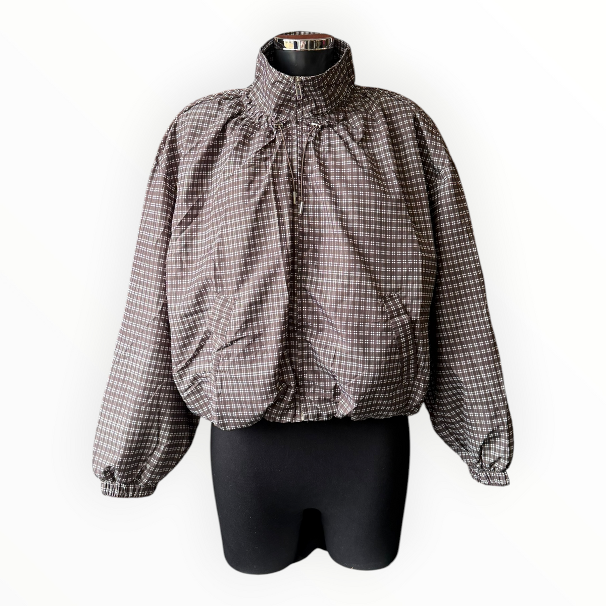 Agatha lightweight bomber jacket - Check