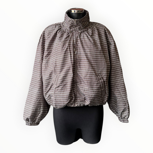 Agatha lightweight bomber jacket - Check