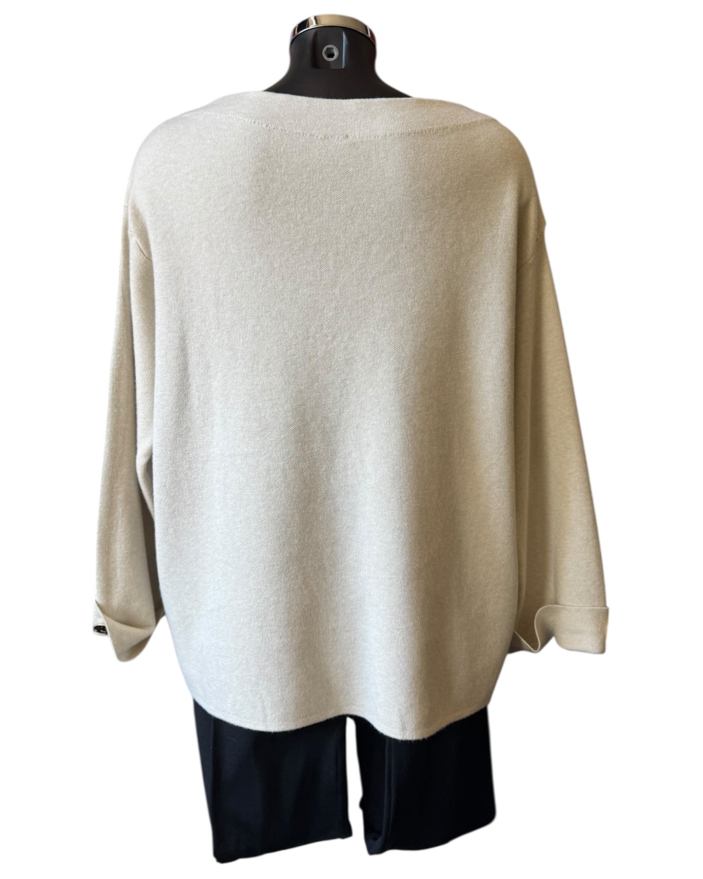 Erin embellished flower jumper - Beige