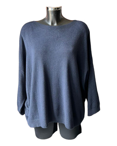 Grace soft knit jumper - Navy