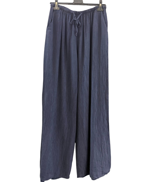 Milly range wide leg trousers - Navy