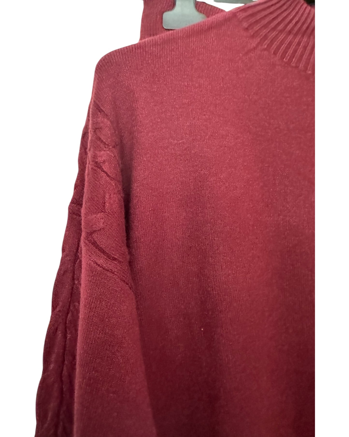 Amelia cable side coord trouser suit - Bordeaux
