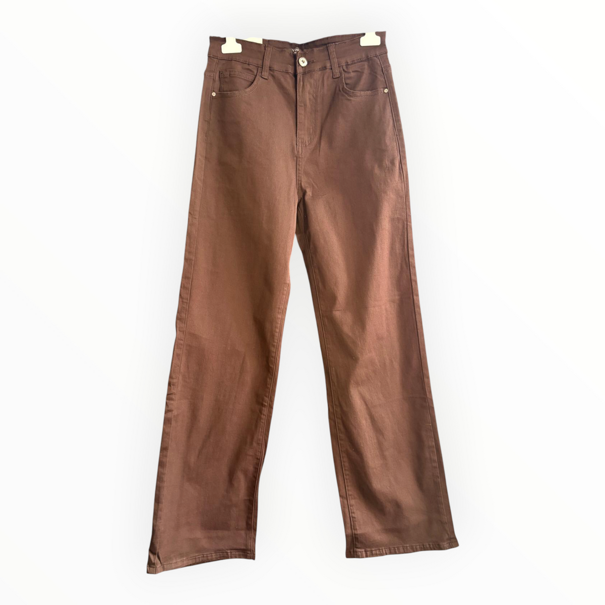 Kayla wide leg chocolate brown jeans