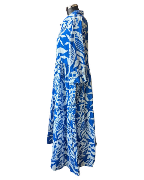 Orientique Hayman collared midi dress