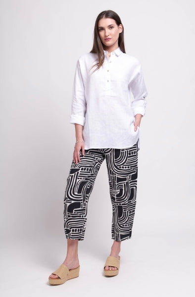 Foil up and away trousers in A-mazing