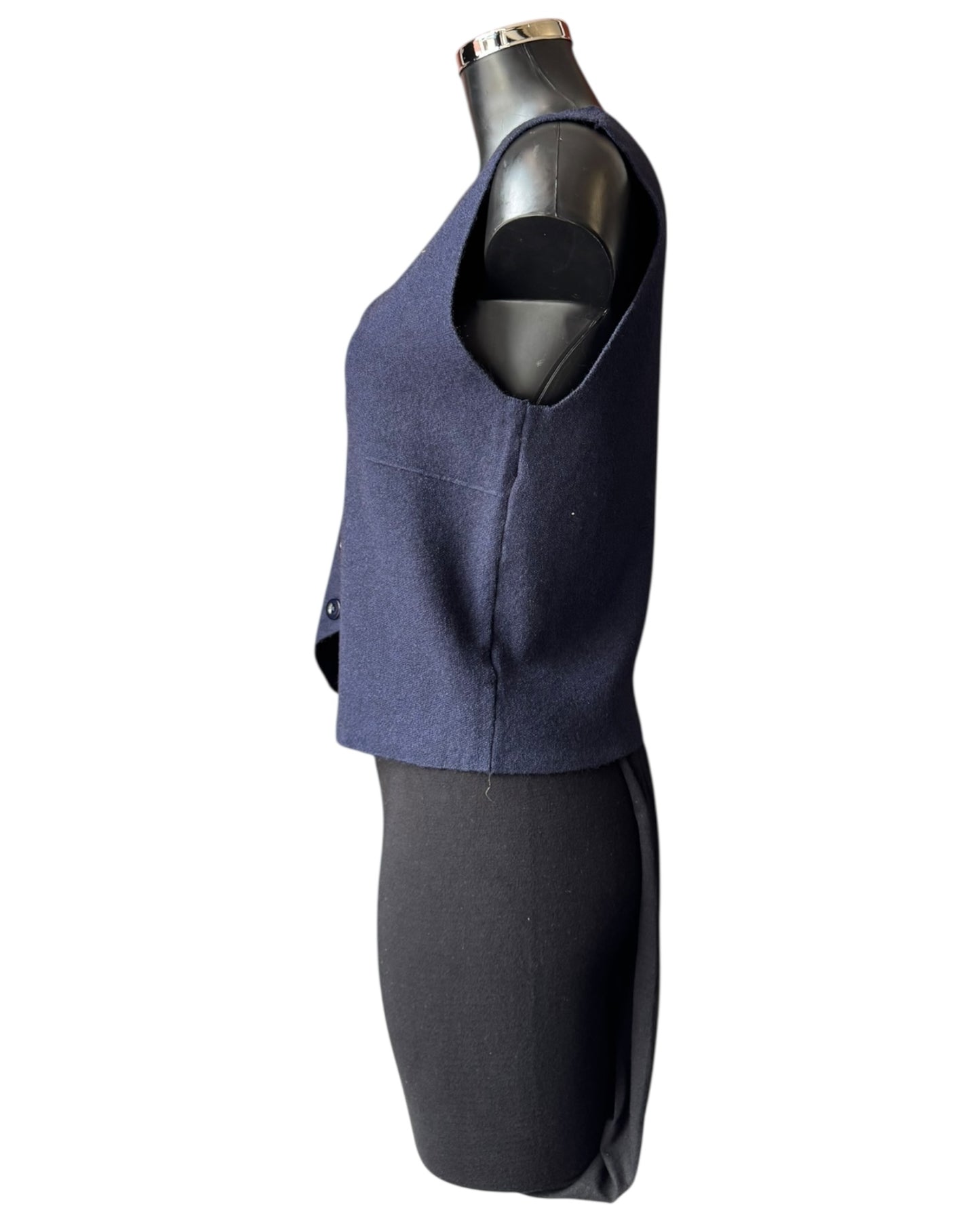 Cassidy knitted waistcoat - Navy