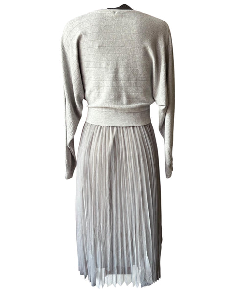 Grace 2 piece dress and jumper set - Grey