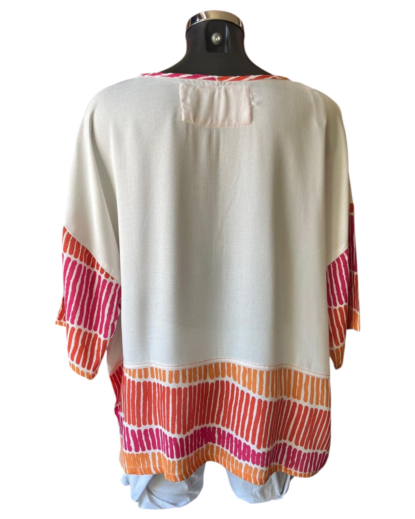 Tara Vao Lana 2057 long top - Orange mix