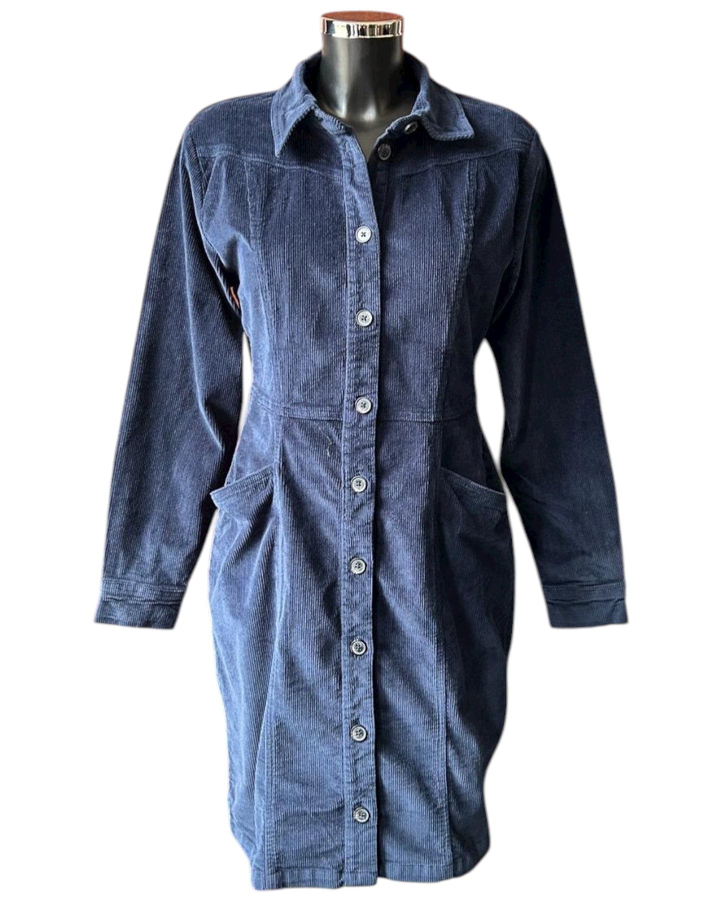 Byoung Dasik cord dress - Navy