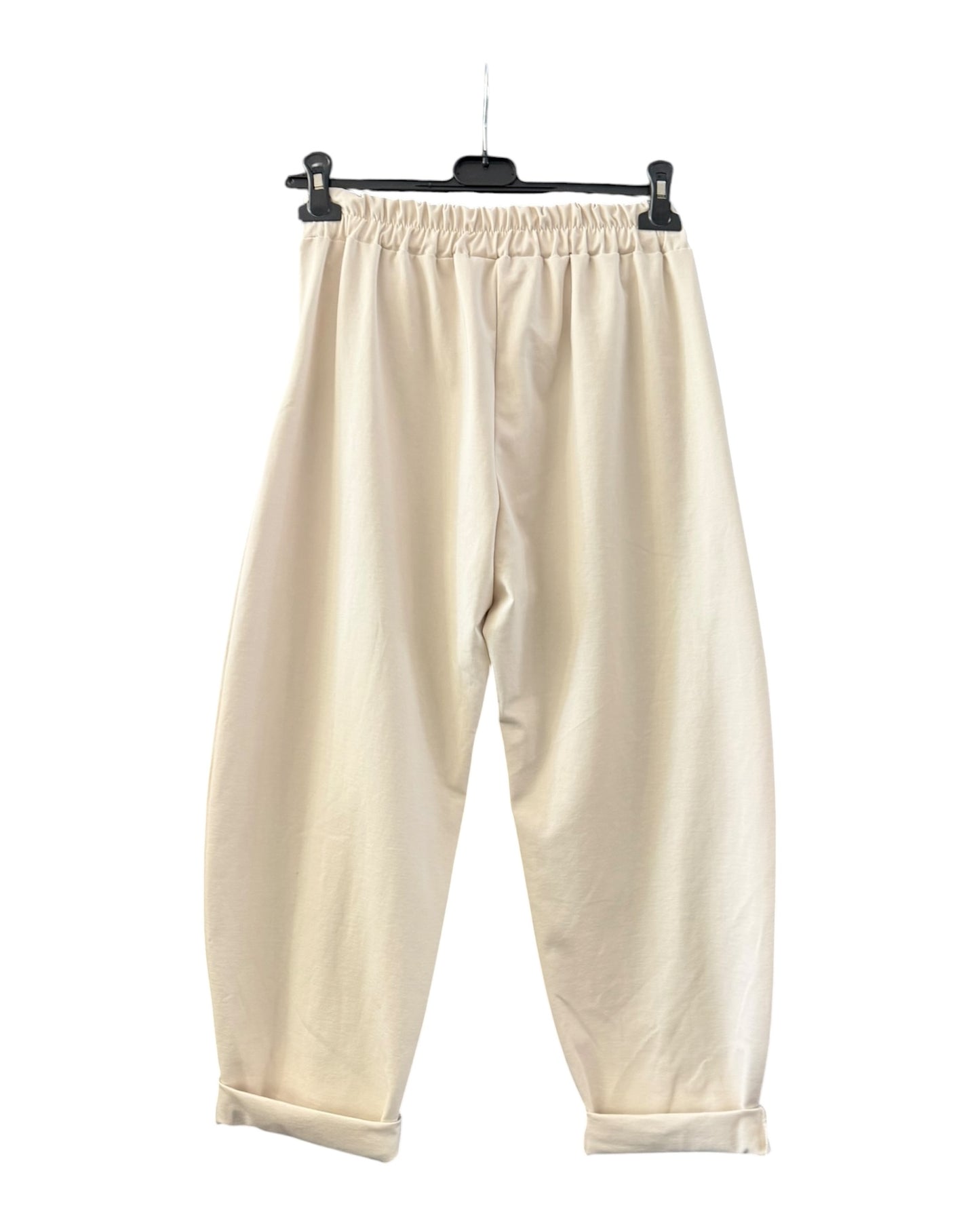 Priya jersey balloon trousers - Stone