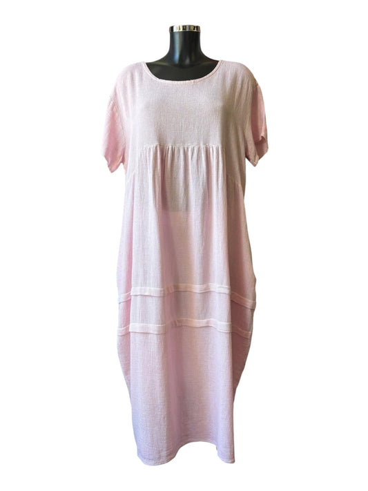Casey range balloon dress - Candy Pink