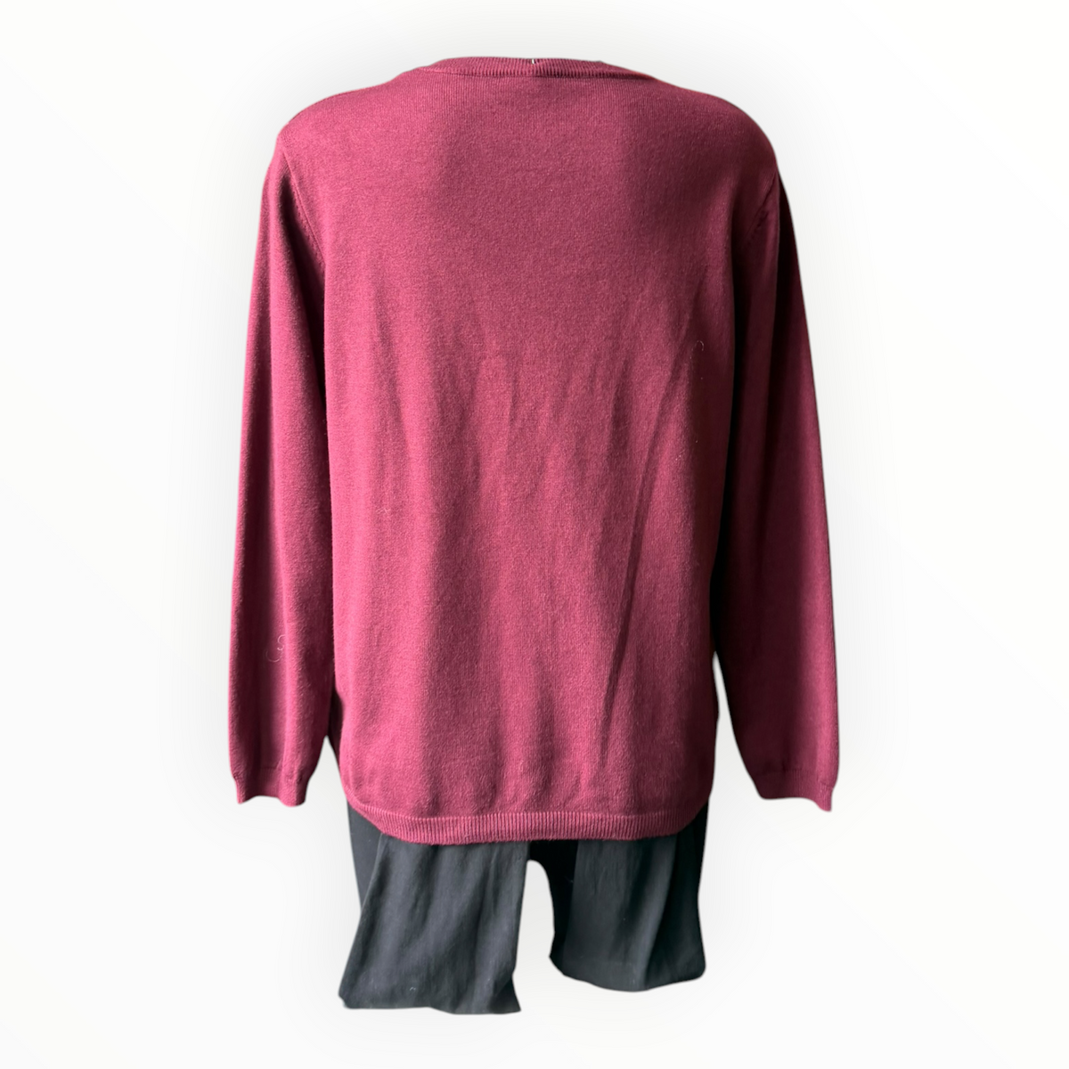 Debbie button pocket jumper - Wine