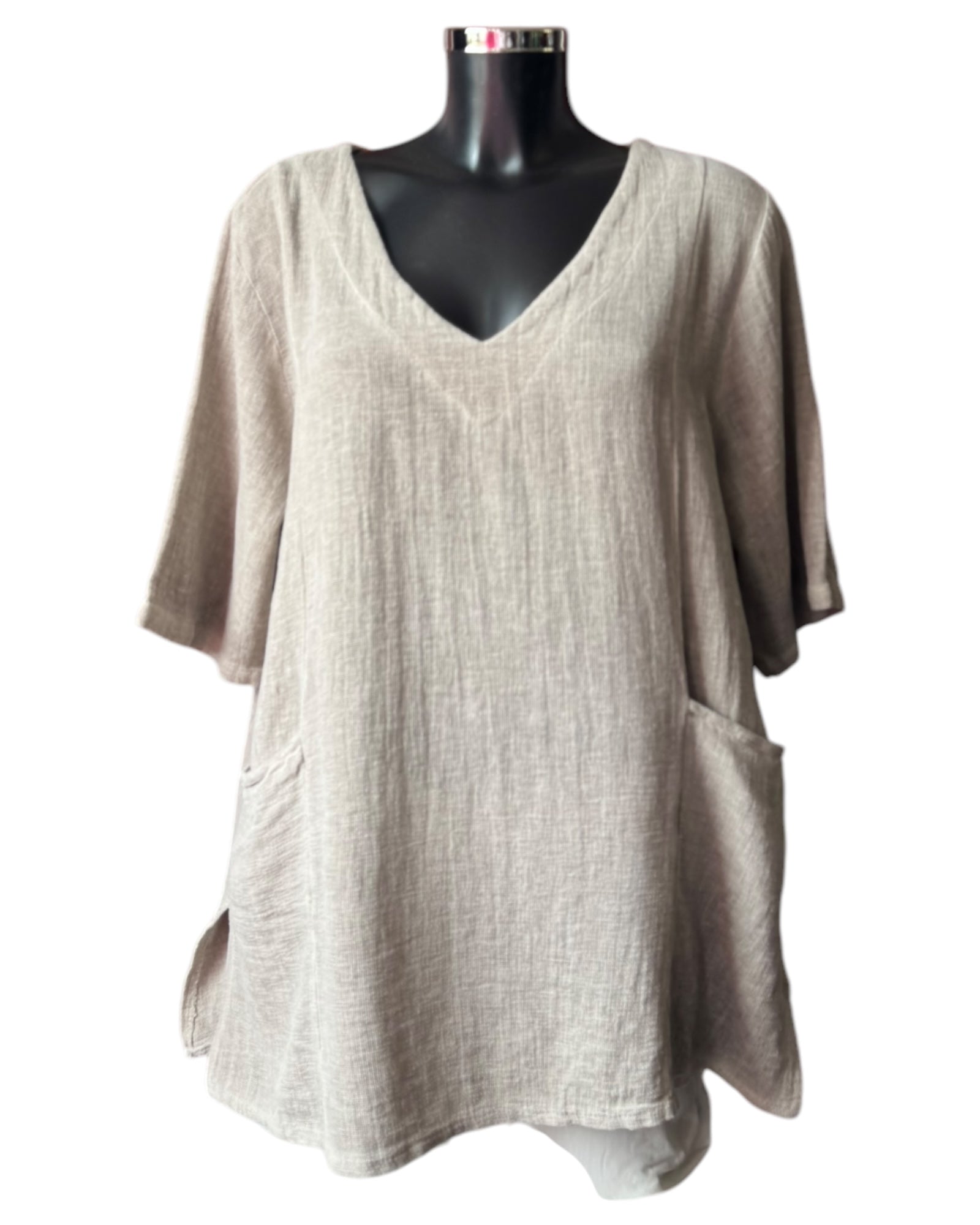 Casey range 2 pockets top - Mocha