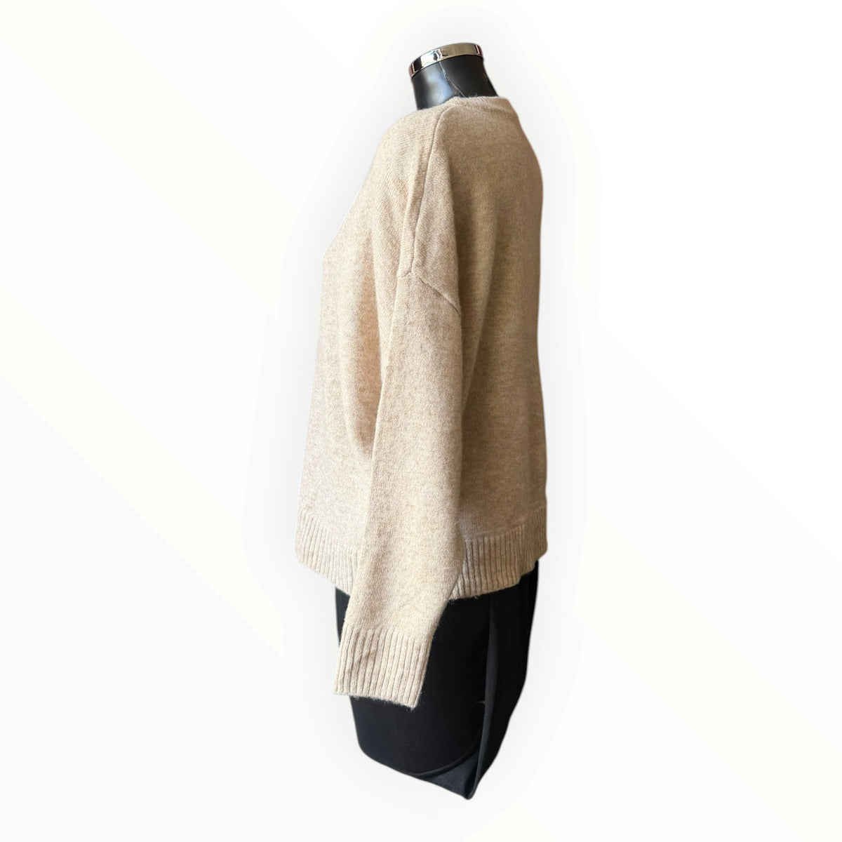 Claire soft knit cardigan - Taupe
