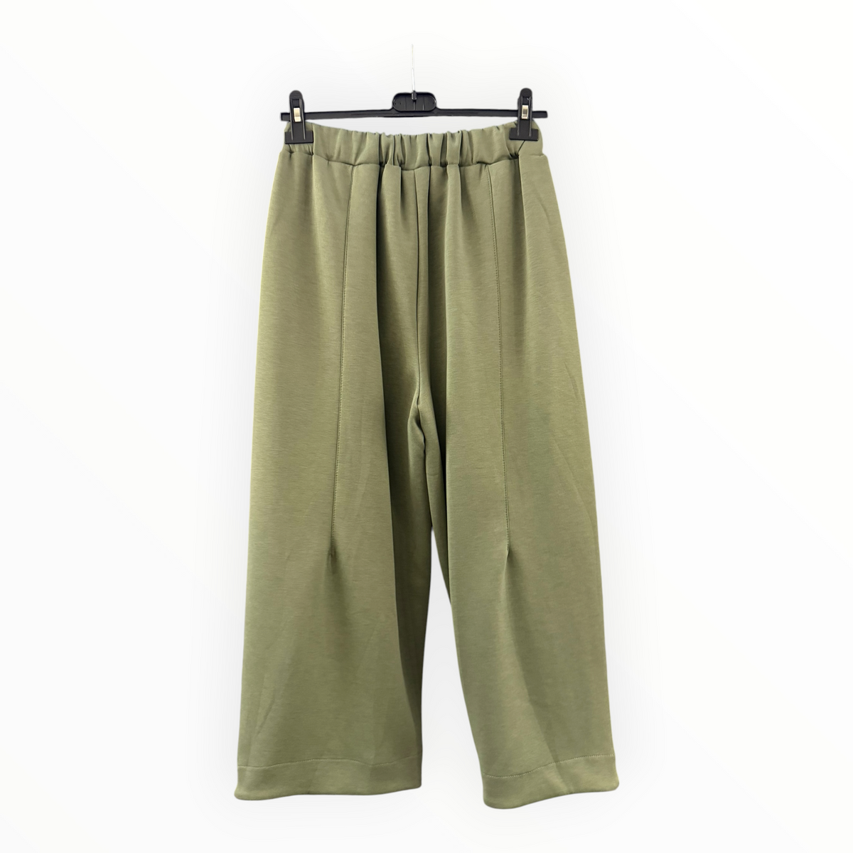 Bella barrel leg soft touch trousers - Khaki