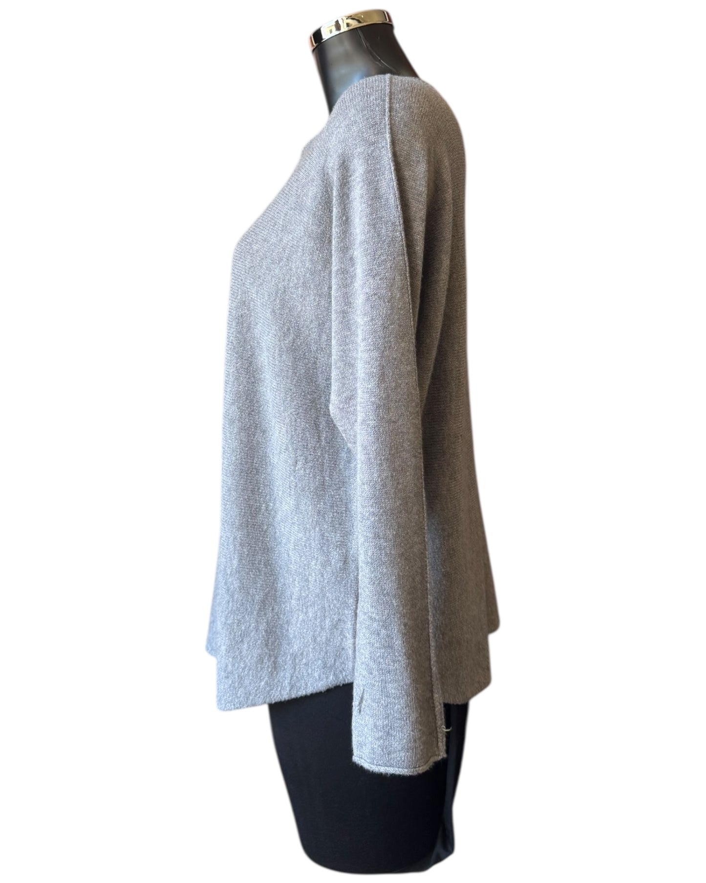 Toni short soft plain jumper - Grey