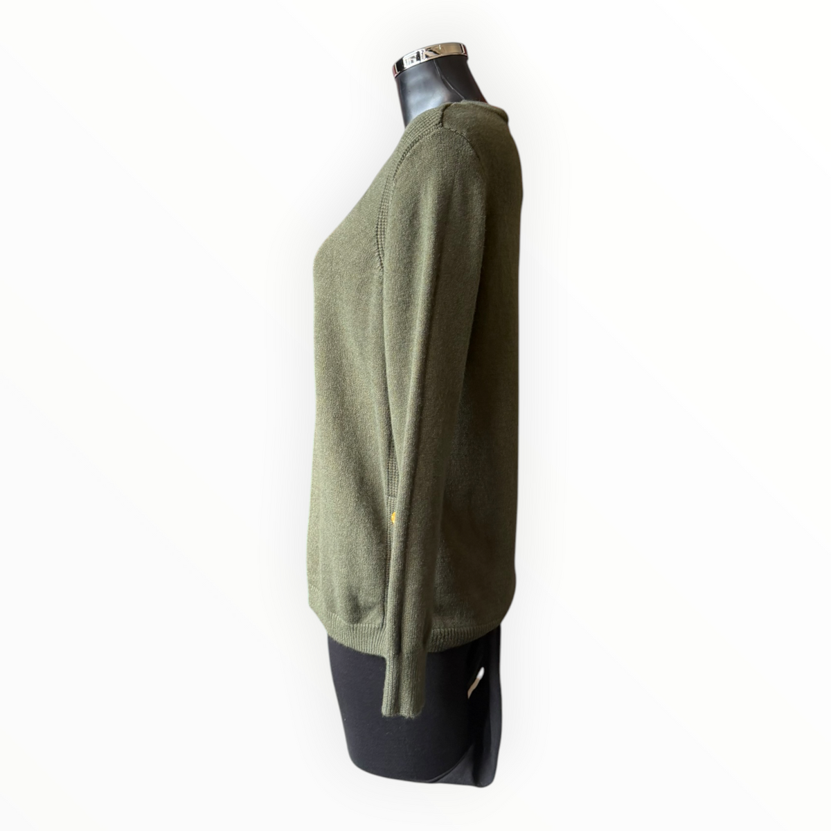Queenie button detail jumper - Khaki