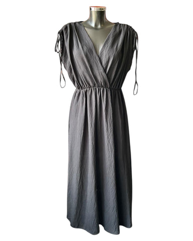 Polly Grecian style maxi dress - Black