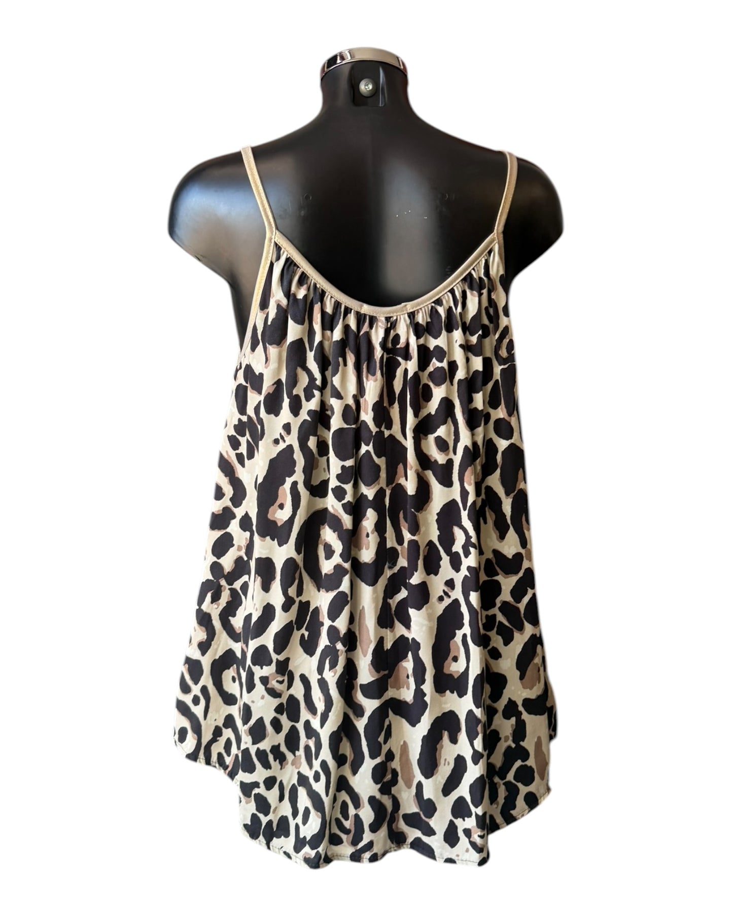 Carla animal print range - strappy vest