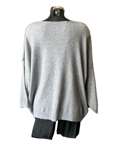 Grace soft knit jumper - Grey