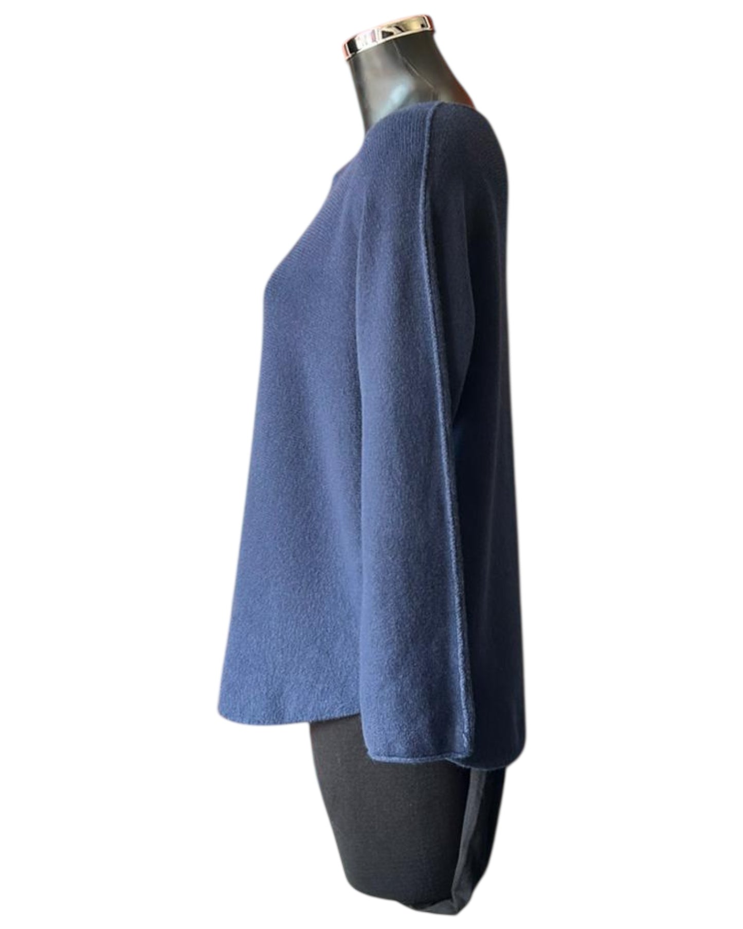 Toni short soft plain jumper - Navy