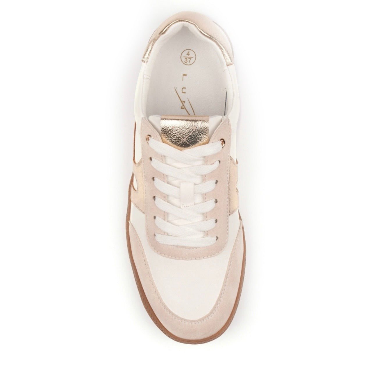 Lunar Athena beige trainers