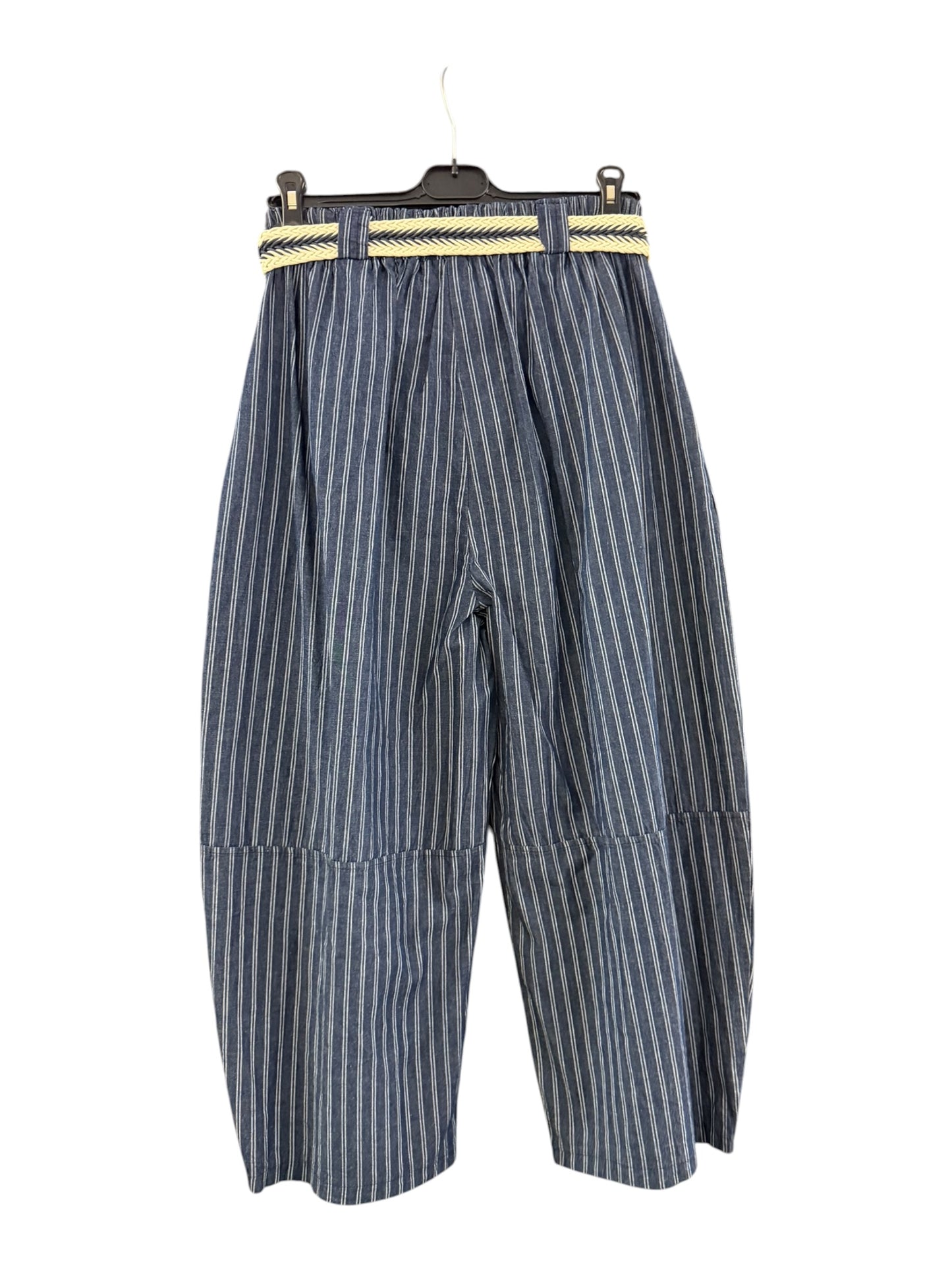 Robyn barrel leg chambray jeans - stripe