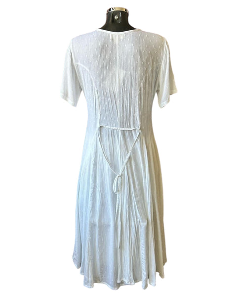 Orientique Dobey godet dress - White