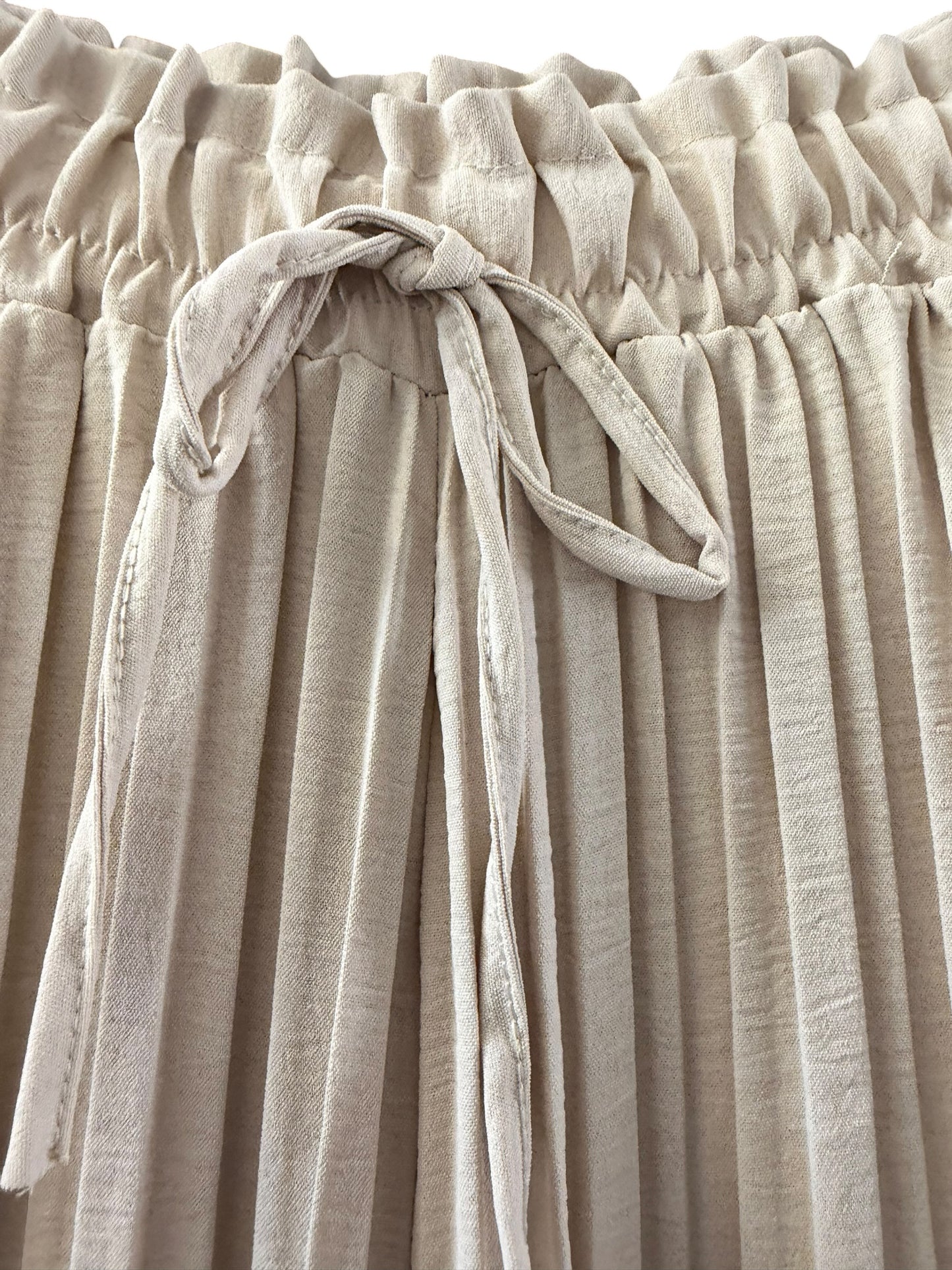 Sammy pisse pleated wide leg trousers - Stone
